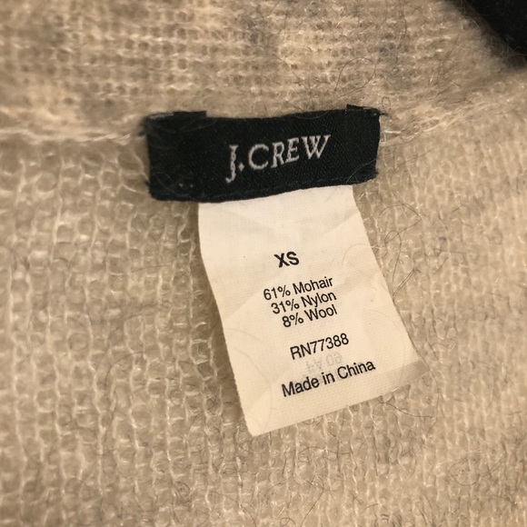 J. Crew Mohair Blend Long Cardigan Sweater - Picture 3 of 4